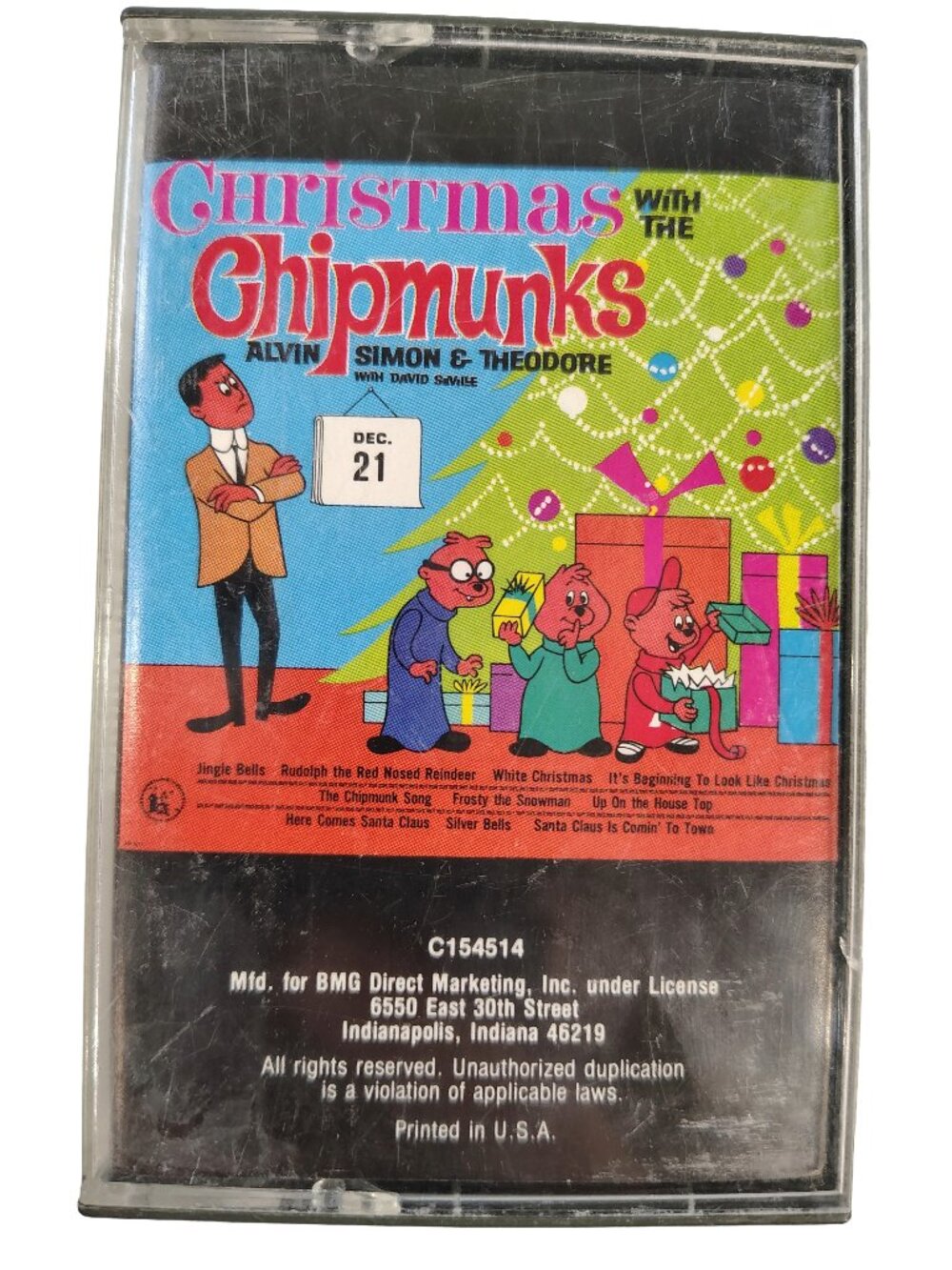 (1980) Christmas With The Chipmunks Audio Cassette Tape
